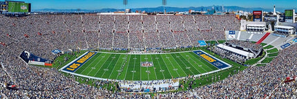 Masterpieces NFL 91882: Los Angeles Rams 1000pc Panoramic Puzzle, Team Color, 1000 Pieces-13" x 39"