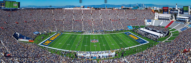Masterpieces NFL 91882: Los Angeles Rams 1000pc Panoramic Puzzle, Team Color, 1000 Pieces-13" x 39"
