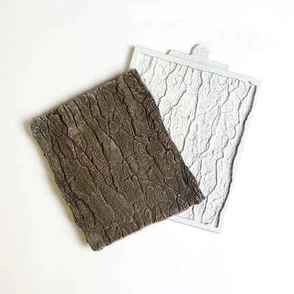 Katy Sue Continuous Tree Bark Silicone Mould for Crafts and Cake Decoration