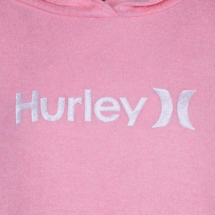 Sweat à capuche Hurley One and Only pour filles, Pink Flamingo, Large