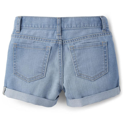 The Children's Place Shortie Filles à Revers (lot de 3), Denim, 12
