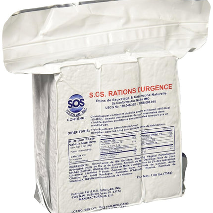 S.O.S. Rations Emergency 3600 Calorie Food Bar - 3