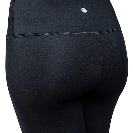 Yogalicious High Waist Ultra Soft Nude Tech Leggings for Women, Black Nude Tech 28", M