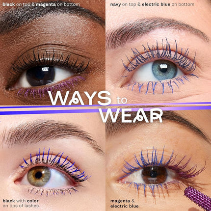 tarte tartelette tubing mascara – Lash Extensions in a Tube, Easy-to-Remove Eye Makeup, Clinically Proven to Volumize & Curl, 24Hr Smudge-Proof Longwear, Vegan & Cruelty-Free, full size, navy