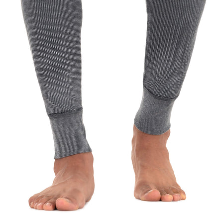Fruit of the Loom Men's Recycled Waffle Thermal Underwear Set (Top and Bottom) - Grey - 3X-Large