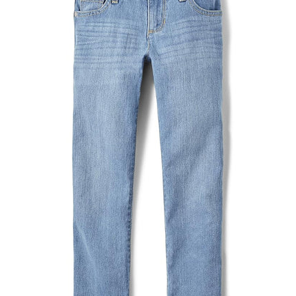 The Children's Place Baby Toddler Girls Basic Skinny Jeans, Azul Índigo, 18