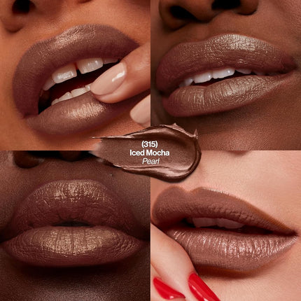REVLON - Lápiz labial Super Lustrous Pearl # 315 Iced Mocha - 0.15 oz (4.2 g)
