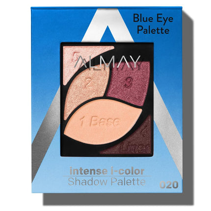 Almay Intense i-color Paleta de Sombras para Ojos Azules 020
