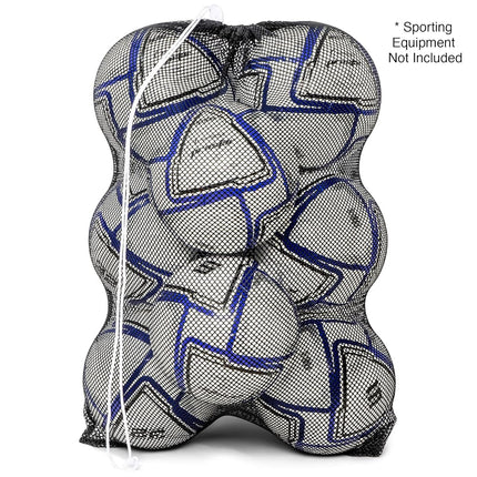 Champion Sports Mesh Equipment Bag, Gold, 24" x 36"
