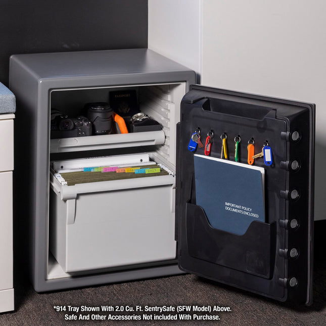 SentrySafe 914 Tray Accessory, White, for SFW205 Fire Safes