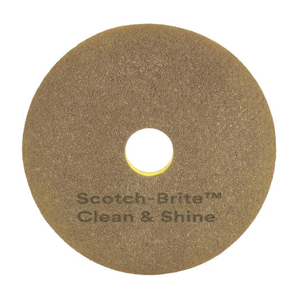 3M Scotch-Brite Clean & Shine Machine Pad - 410mm Diameter - Pack of 5