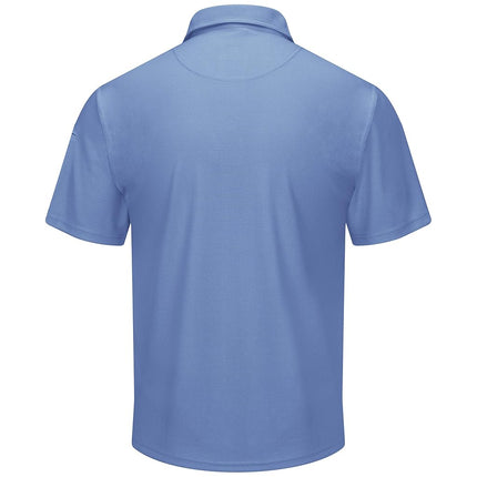 Red Kap Men's Professional Polo Shirt, Medium Blue, S