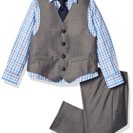 Nautica Little Boys 4-Piece Vest Set with Dress Sh