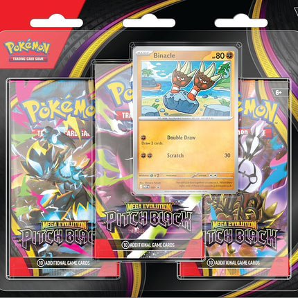 Pokemon TCG Mega Evolutions 5 Pitch Black Three Bo