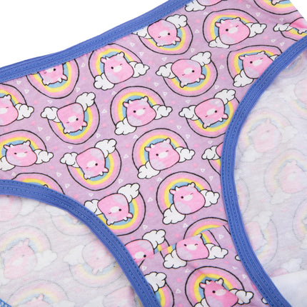 Squishmallows Girls' 100% Combed Cotton Underwear Multipacks with Cam The Calico, Lola and More in Sizes 4, 6, 8, and 10, 10-Pack Squishmallows, 6