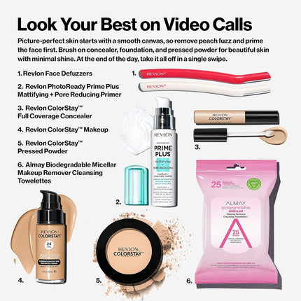 Revlon Powder Foundation by, ColorStay Face Makeup, Longwearing, Oil Free, Fragrance Free, Noncomedogenic, Natural Ochre (290)