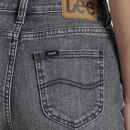 Lee Women's Legendary Mid Rise Flare Jean, Blurred Darks, 6 US