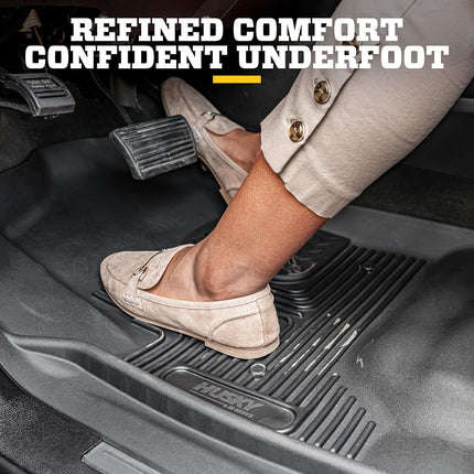 Tapis de sol Husky Liners X-act Contour | Convient aux Toyota Grand Highlander 2024 - 2026 | Première rangée, 2 pièces, noir - 54261