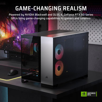 Corsair Vengeance i5100 - Gaming PC - Liquid Cooled Intel Core i9-14900KF CPU - NVIDIA GeForce RTX 5080 GPU - Dominator Titanium RGB DDR5 32GB Memory - 2TB M.2 SSD - Black