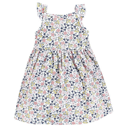Robes en coton pour bébés filles Hudson Baby, motif fleuri minuscule, 12-18 mois