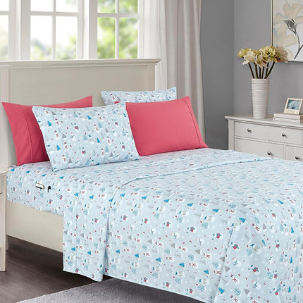 Elegant Comfort Luxury Soft Bed Sheets Holiday Pat