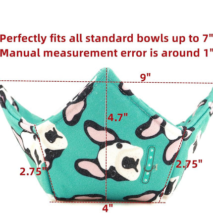 ROGITU Cotton Microwavable Bowl Cozy, Microwave-Safe Hot Bowl Holders, Soup Bowl Cozy Bowl Hot Pads (E)