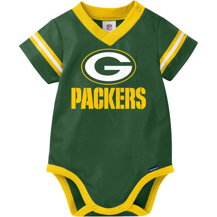 Gerber Childrenswear NFL Green Bay Packers Bodysuit Dazzle de niño, verde, 18 meses
