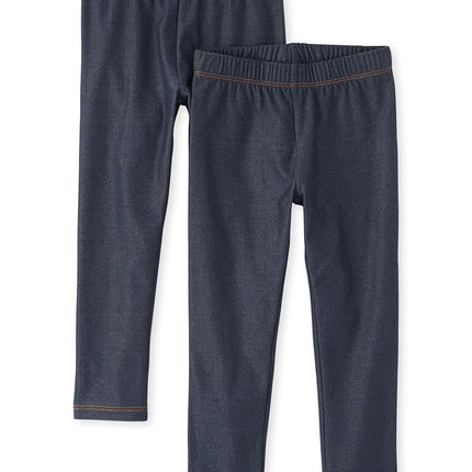 Lot de 2 leggings assortis The Children's Place pour filles, Indigo, 3TG