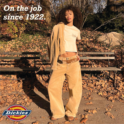 Dickies Pantalon Performance Temp-iq Bi-Extensible à Revers pour Femme, Graphite V1, 2