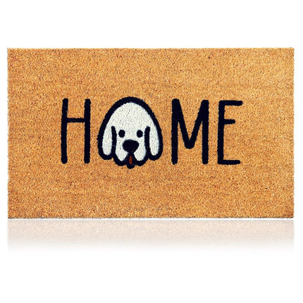 Home Dog - 17"x29" - Coir Door Mat with Heavy Duty