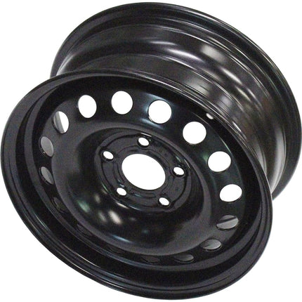 Dorman 939-175 Black Wheel with Painted Finish (14 x 6. inches /5 x 100 mm, 47 mm Offset)
