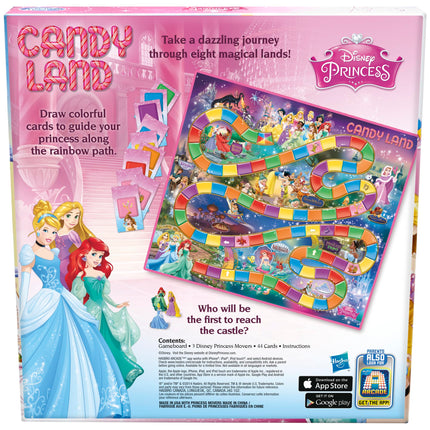 Hasbro Candy Land Edición Princesas Disney Juego de Mesa para Niños, Edad 3+, 2-4 Jugadores