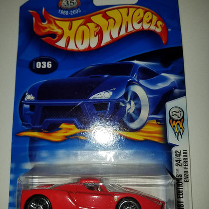 Hot Wheels 2003-036 First Editions Red Enzo Ferrar