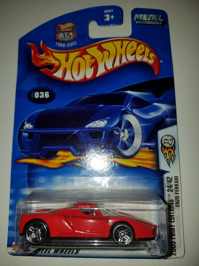 Hot Wheels 2003-036 First Editions Red Enzo Ferrar