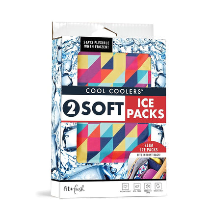 Cool Coolers by Fit & Fresh 2 Pack Soft Ice, Flexi