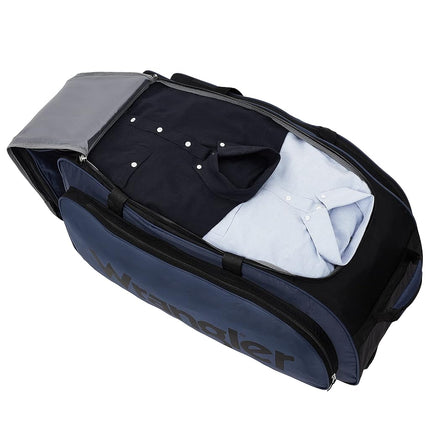 Wrangler Rolling Travel Duffel, Navy Blue, 30" Large