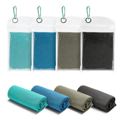 Amazon Basics Gym Cooling Towels for Neck and Face
