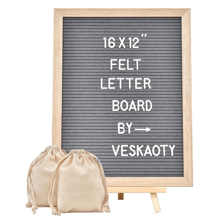 Veskaoty Felt Letter Board with 402 Letters & Stan