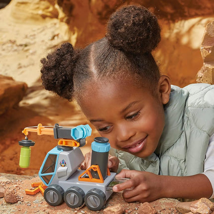 Little Tikes Big Adventures Space Rover STEM Toy - Includes Vehicle with Microscope, Magnetic Crane, Extending Grabber, and Movable Magnetic Cannister - Great for Kids Ages 3+