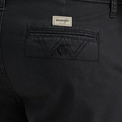 Wrangler Authentics Men's Authentics Flat Front Short Casual, George Black, 42W x 7L