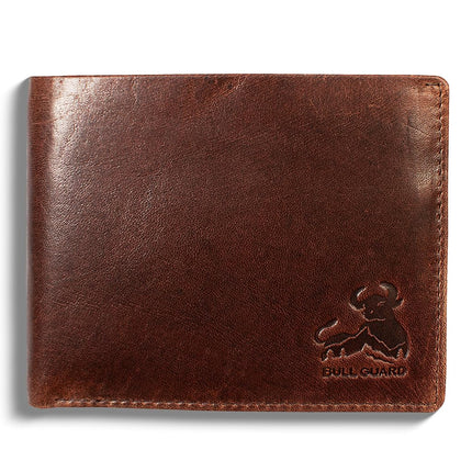 BULL GUARD Cartera Bifold para Hombre con Bloqueo RFID