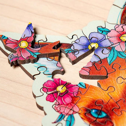 Ravensburger Children Puzzles Wooden Puzzles: Colorful Fox Ages 10+