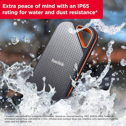 SanDisk 1TB Extreme PRO Portable SSD - Up to 2000MB/s Read Speeds - Black