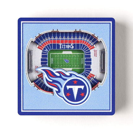 YouTheFan NFL Tennessee Titans 3D StadiumView Magnets - Nissan Stadium