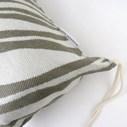 HonestBaby Extra Large Throw Beach Towel, 100% Organic Cotton for Baby Boys, Girls, Unisex, Zebra Stripe, One Size