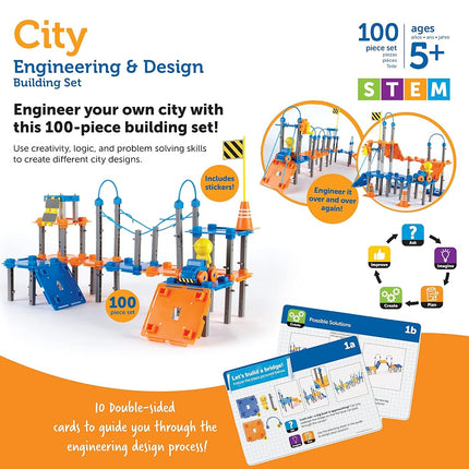 Learning Resources City Engineering and Design Building Set