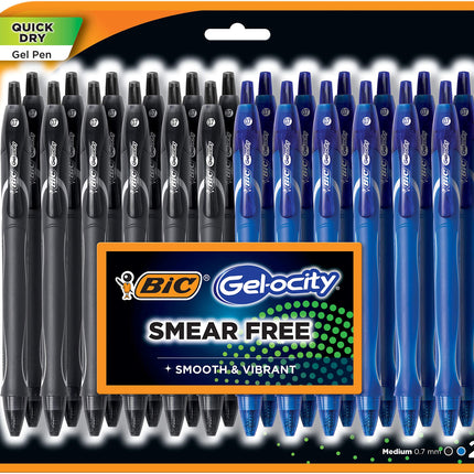 BIC Gel-ocity Quick Dry (DRIES UP TO 3X FASTER) Bu