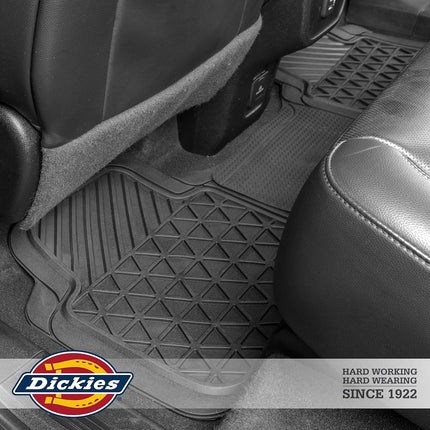 Dickies® 3-Piece Black Adjustable-Runner Truck Floor Mats