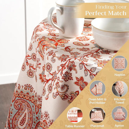 Maison d' Hermine Table Cloth Round Table Reusable 100% Cotton 69" Diameter
