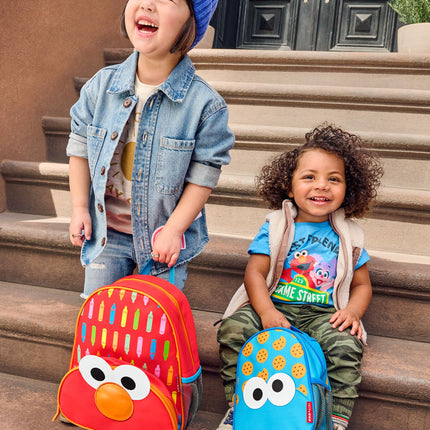 Skip Hop x Sesame Street Toddler Backpack with Safety Harness, Ages 1+, Cookie Monster